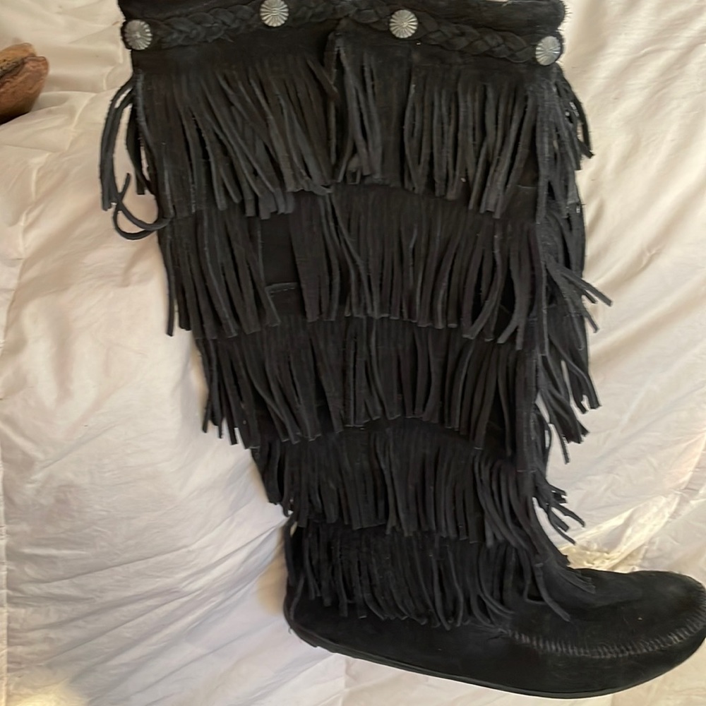 Minnetonka Moccasins. Good shape.